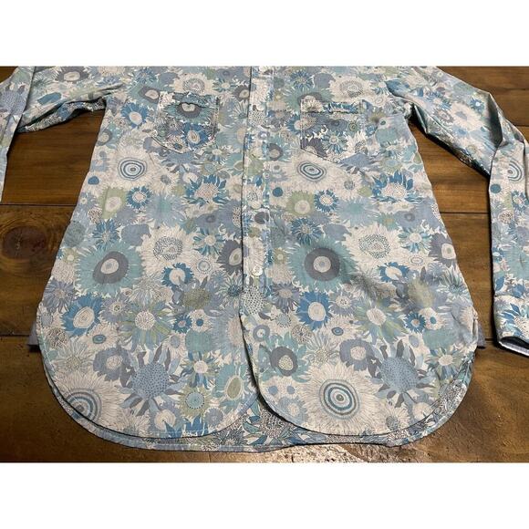 Junya Watanabe Comme Des Garcons Man Runway Floral Men’s Button Up Shirt Size S - Picture 2 of 13